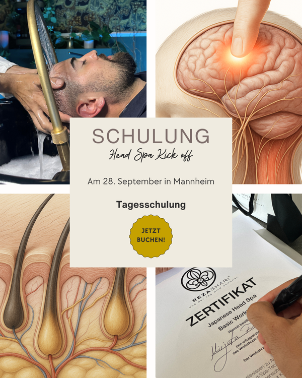 Head Spa Schulung by REZA SHARI - Kick off Pro